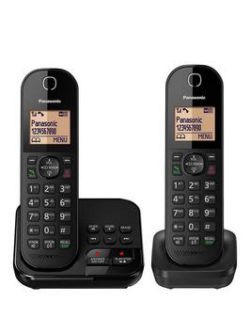 Panasonic Kx-Tgc422Eb Cordless Telephone - Twin Pack